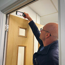 Identification of fire doors which are compliant and non-compliant